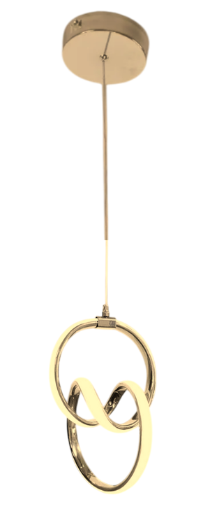 İmza Mini Gold Kaplama Modern Sarkıt 3 Renk Led Avize Antre - Koridor - Oturma Odası Ledli Avize